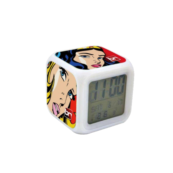 56Mesa de trabajo 1 Reloj de Cubo Multicolores